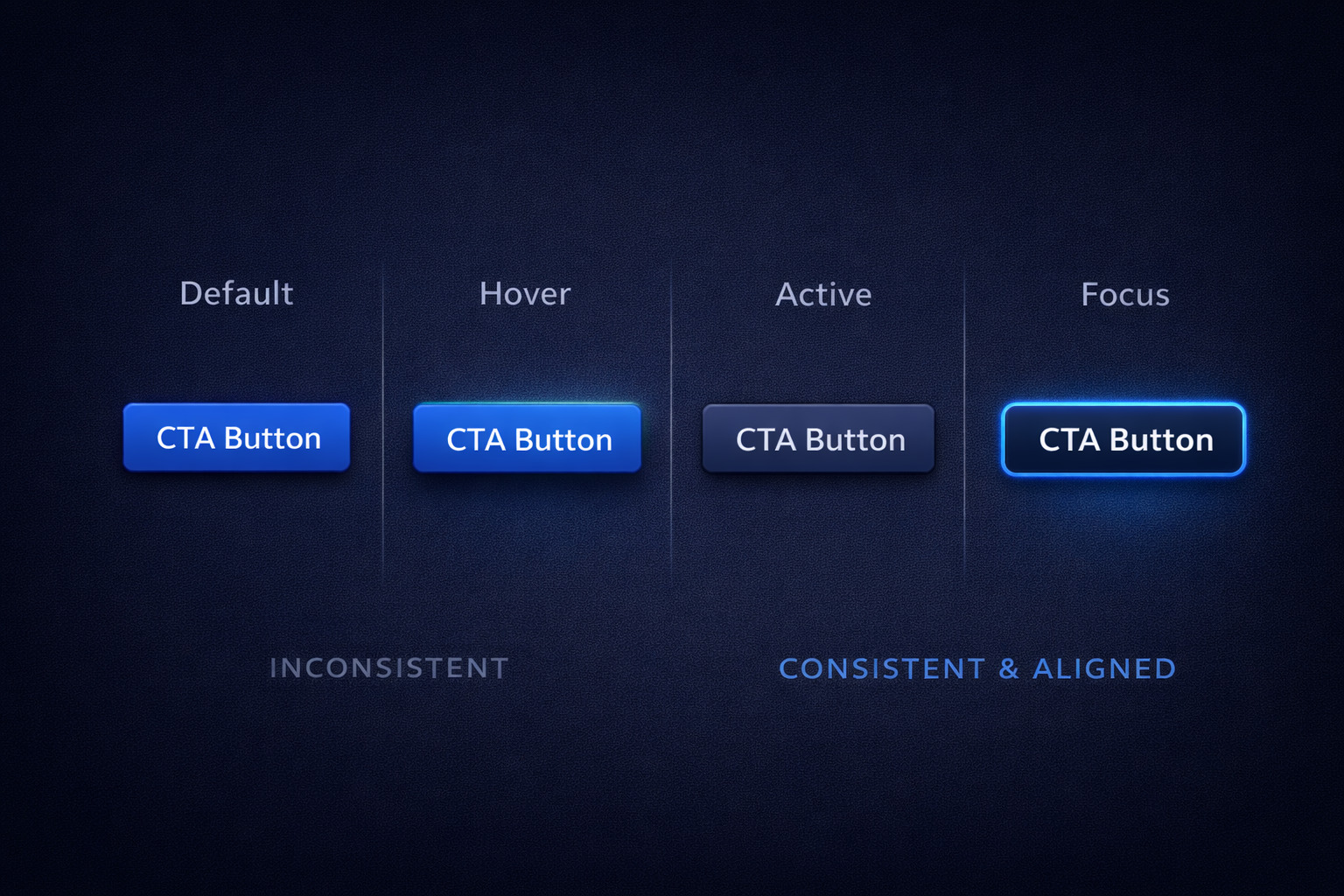 CSS button states default hover active and focus for accessibility